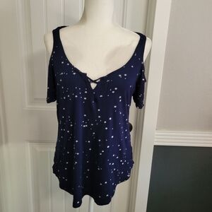 Cold shoulder summer top